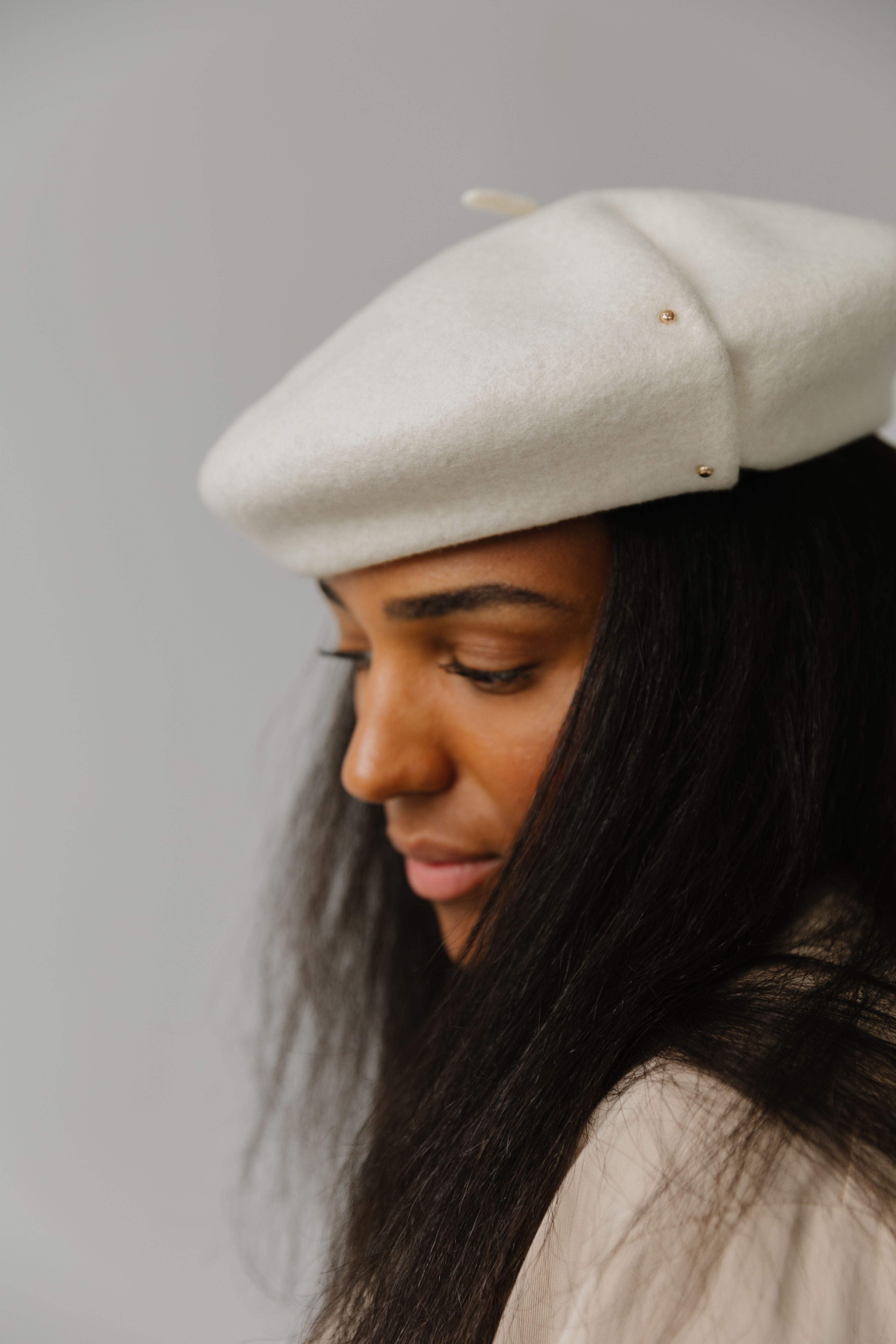 Lola Beret - Stylish Wool Beret Hat for Women | Fashionable French Cloche Cap for Fall & Winter | Perfect for Outfits, Parties, and Travel Accessories