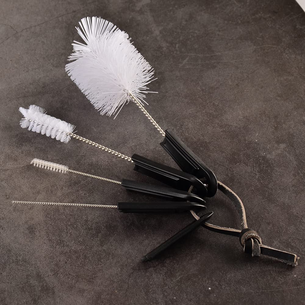 **CAFEMASY 5-Piece Espresso Machine Cleaning Brush Set - Barista Tools for Group Head, Steam Wand, Milk Frother & Drip Tray - Perfect for Home & Commercial Coffee Makers (Ideal for Espresso Machines, Coffee Mugs & Barista Maintenance)**