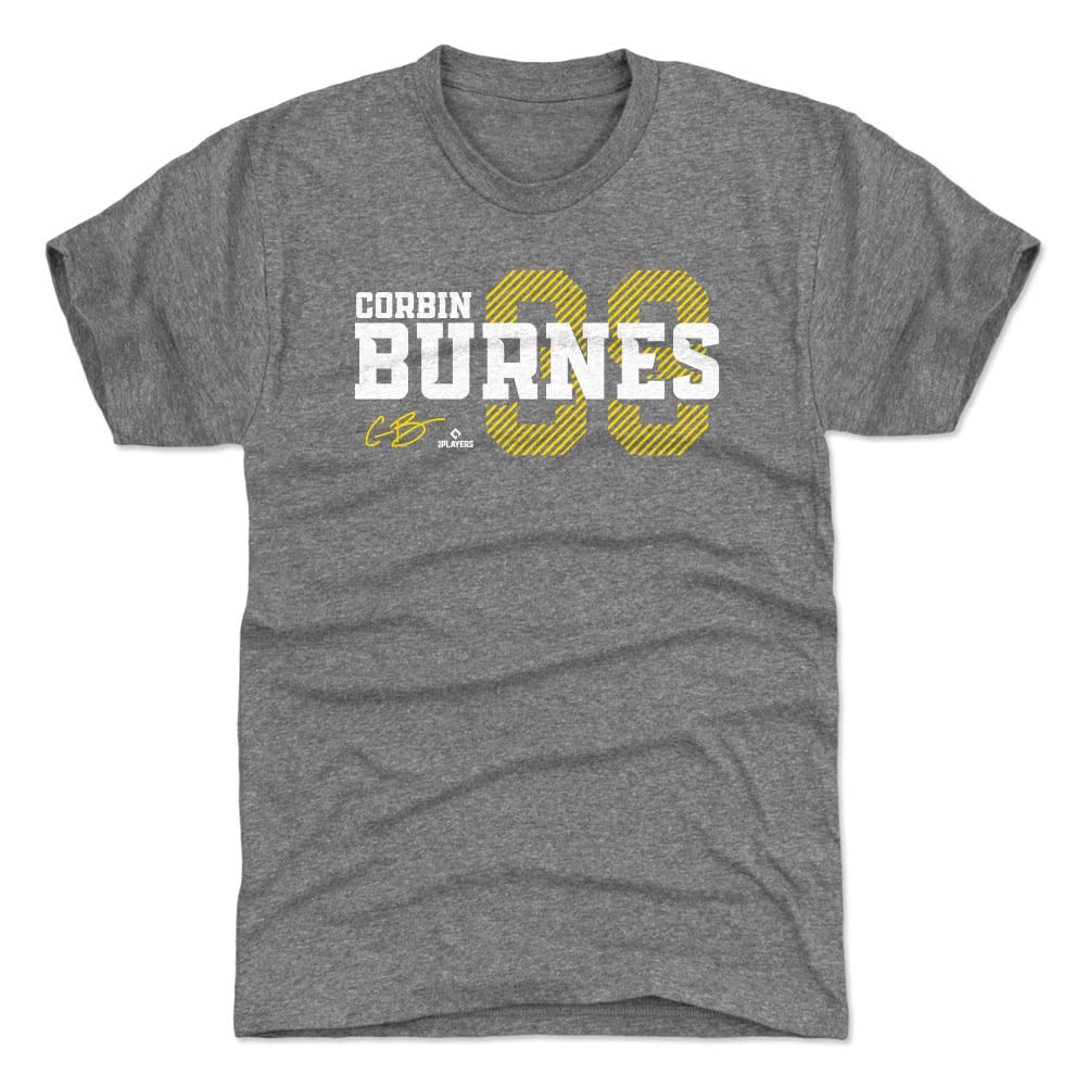 Corbin Burnes Milwaukee Brewers Baseball Player T-Shirt for Men - Soft Cotton Jersey Tee for Fans, Gameday & Casual Wear