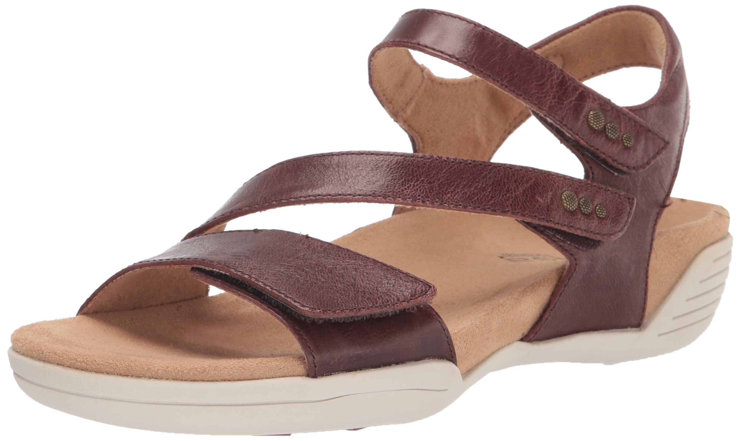 Women's Comfortable Brown Flat Sandals Size 8 - Perfect for Beach, Vacation & Summer Casual Wear
