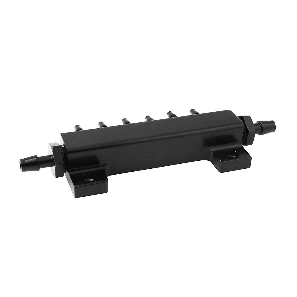 Aluminum 6 Port Vacuum Intake Manifold Kit for Car Performance