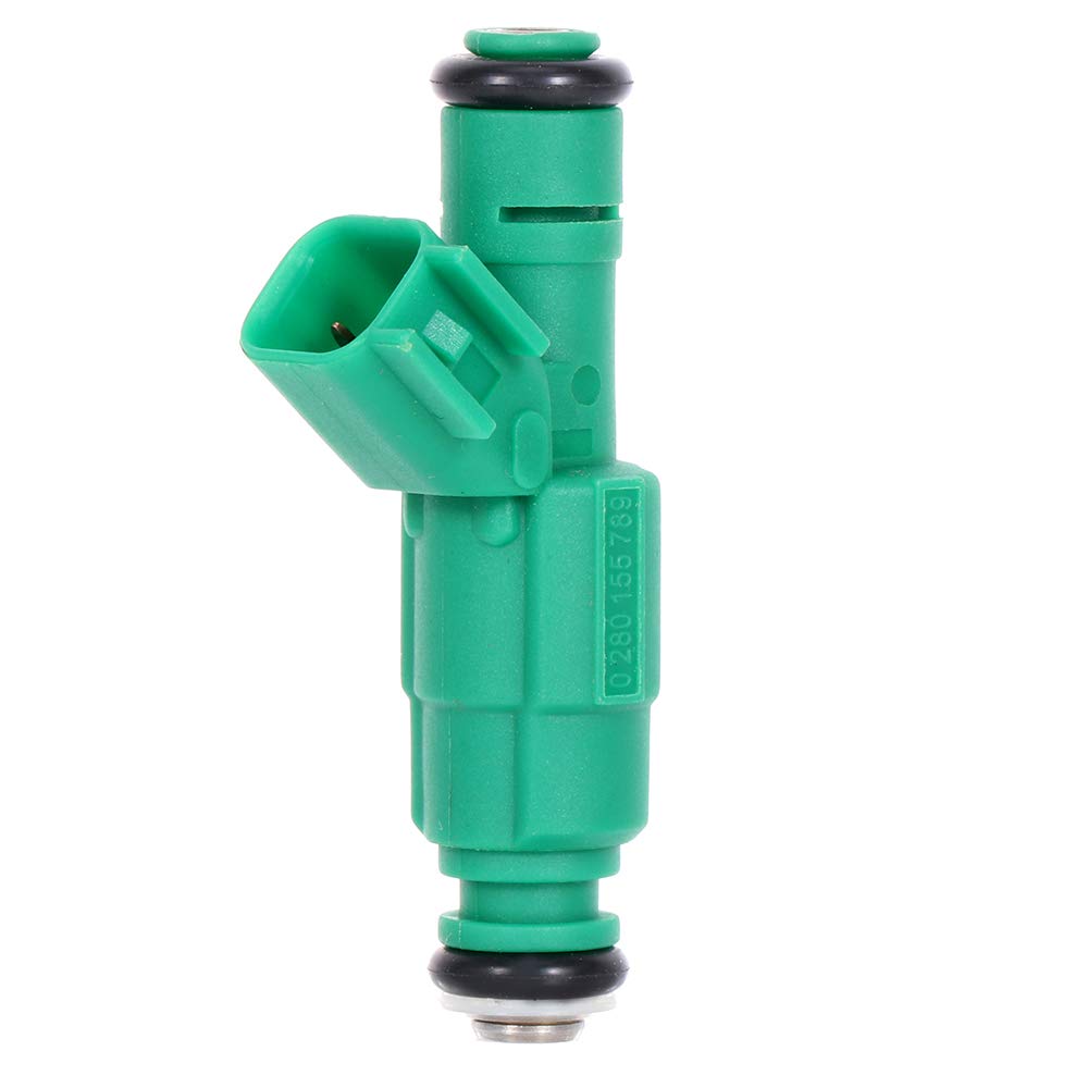 8 PCS Fuel Injectors 0280155789 Compatible with Buick Allure Century LaCrosse Regal, Chevy Impala Monte Carlo Venture, Pontiac Grand Prix Montana Trans Sport - 4 Hole Design for Improved Engine Performance & Fuel Efficiency