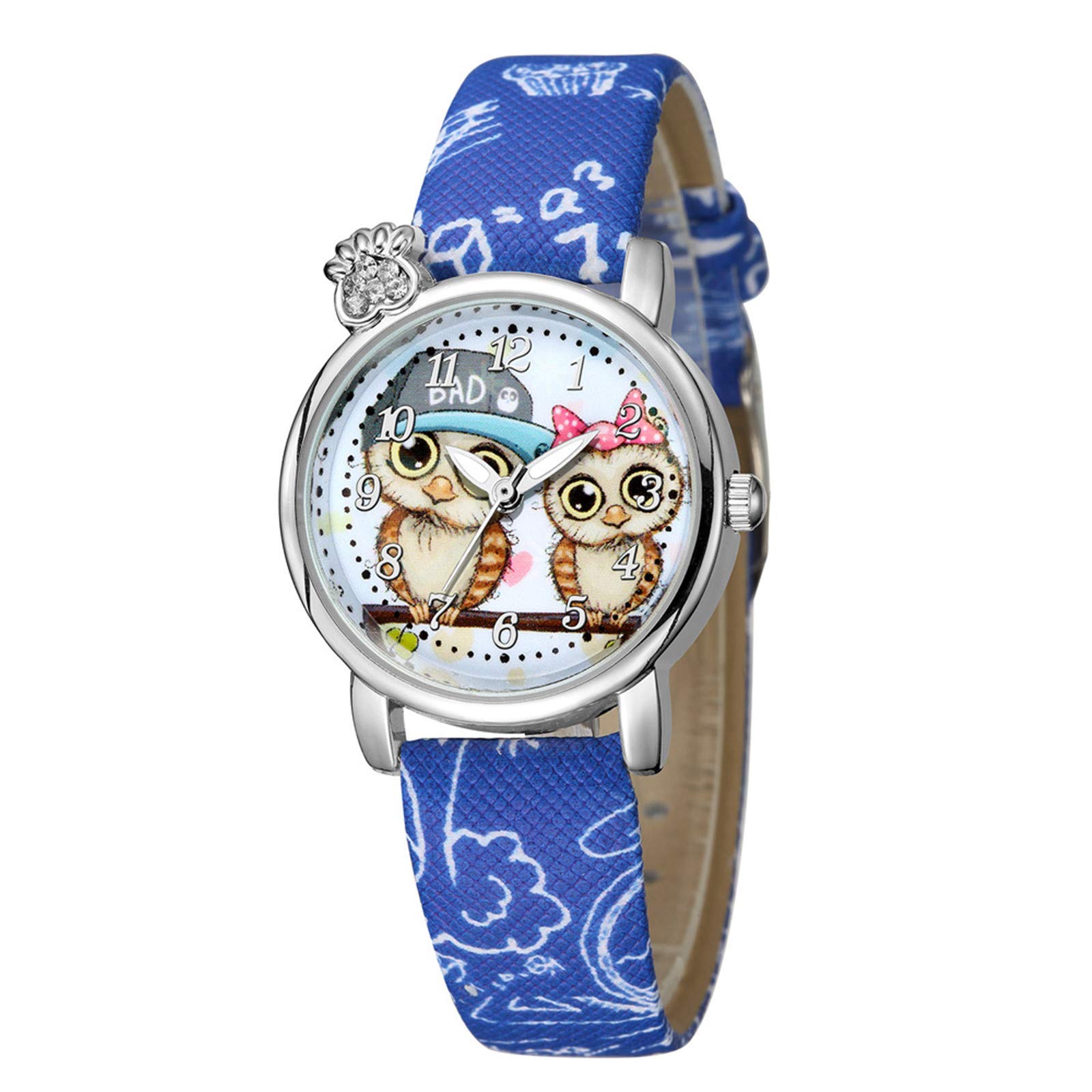 Stylish Large Face Cartoon Rubber Watch for Men & Women - Dazzling Fashion Mesh Band with Child-Friendly Buckle - Perfect for Casual Wear, Gifts & Everyday Use