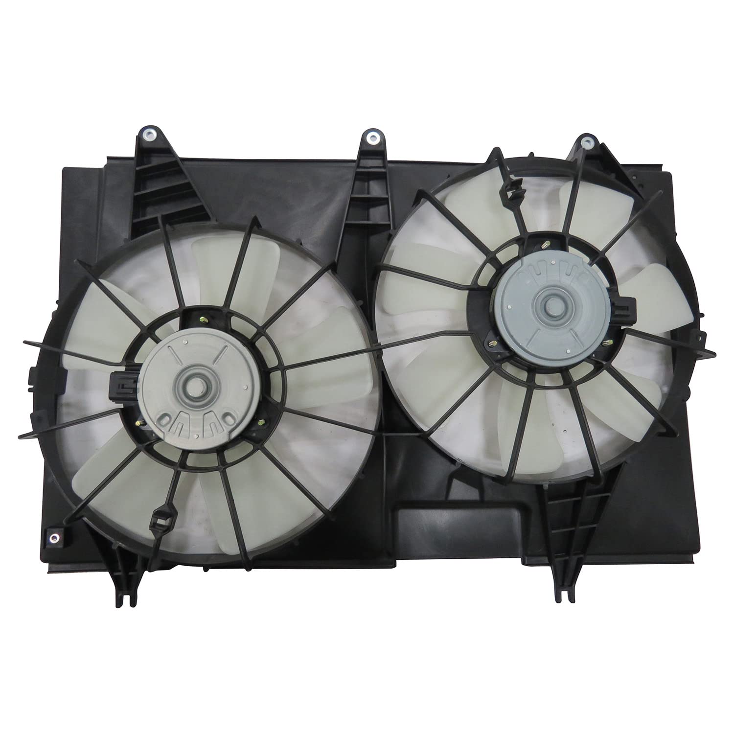 TYC 623460 Cooling Fan Assembly Replacement for 2003-2007 Cadillac CTS - High Performance Radiator Cooling Fan for Engine Overheating Protection (Perfect for Summer Driving & Heavy Traffic Conditions)