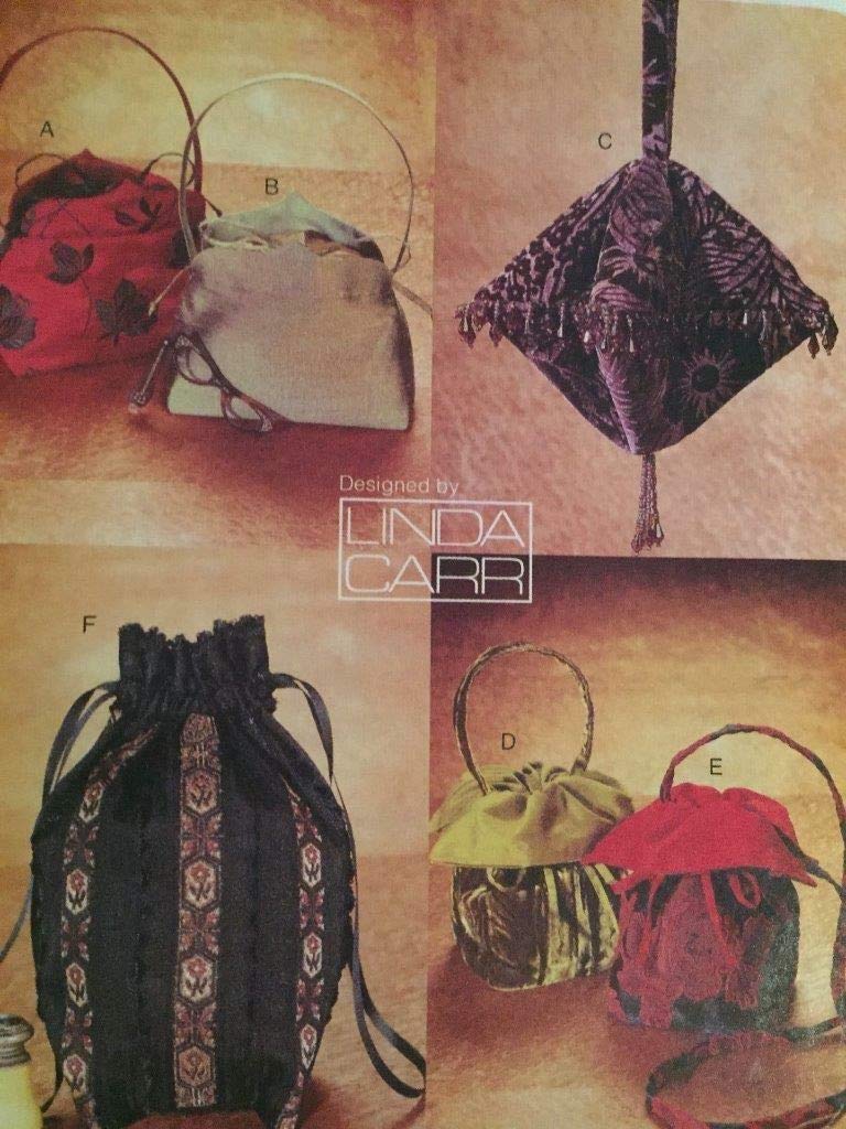 Vogue Craft Pattern 7221 - DIY Small Shaped Bags Sewing Kit for Beginners | Fashionable Purse & Clutch Making | Perfect for Parties, Weddings & Gift Giving