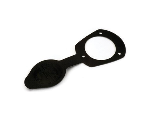 Sea Lect Flush Mount Rod Holder Gasket with Integrated Cap - Marine Grade Stainless Steel Fishing Accessory for Boat, Kayak, and Dock Installation