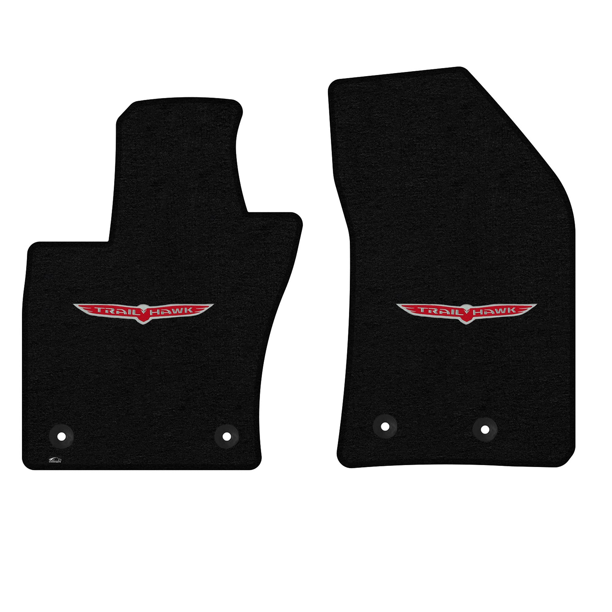 Premium Custom-Fit Carpeted Floor Mats for Jeep Renegade 2015-2020 - Luxury Car Floor Liners (Black, 2-Piece Front Set) - Perfect for All-Weather Protection & Enhanced Interior Style