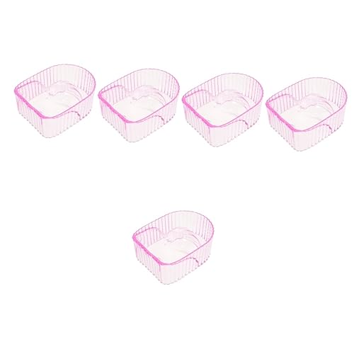 FRCOLOR 5pcs Nail Soak Off Bowls for Manicure - Professional Acrylic Nail Removal Tools, Dip Powder Remover Bowls for Nail Salon & Home Spa Use - Perfect for Gel Polish Removal & Nail Art Soaking