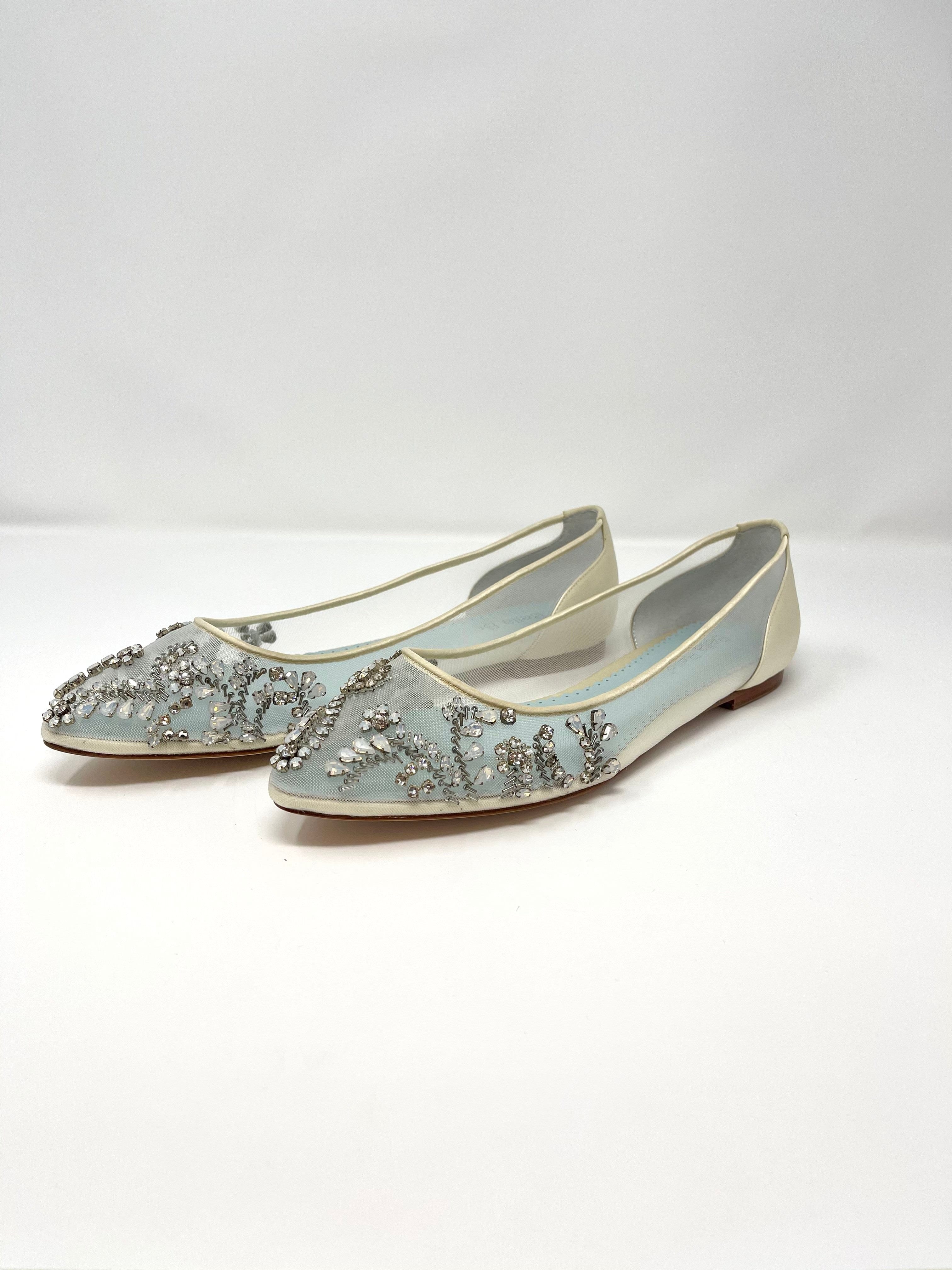 Bella Belle Willow Women's Wedding Shoes Size 8.5 - Elegant Bridal Heels for Weddings, Prom & Special Occasions