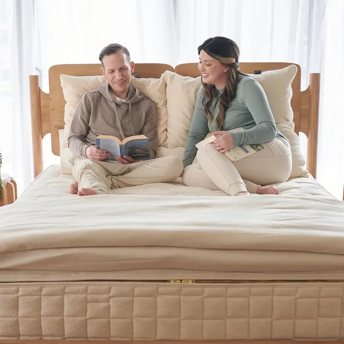 **Naturepedic 2-in-1 Organic Latex Pillow - King Size Adjustable Fill Luxury Bed Pillow for Back & Neck Pain Relief - Perfect for Side Sleepers, Stomach Sleepers & Back Pain Sufferers**
