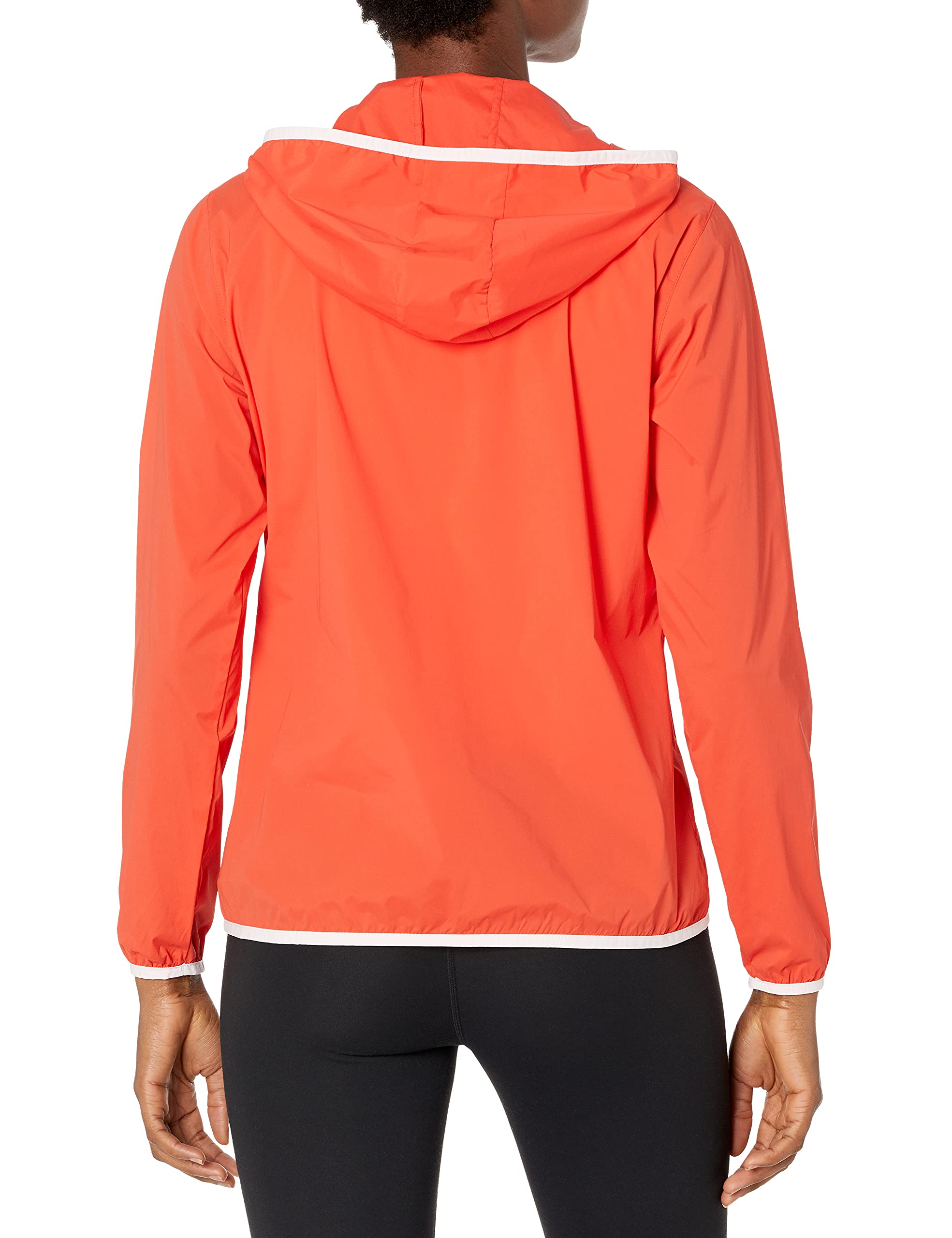 Cutter & Buck Women's Breaker Hooded Jacket - Lightweight Water-Resistant Windbreaker for Outdoor Activities, Hiking & Travel