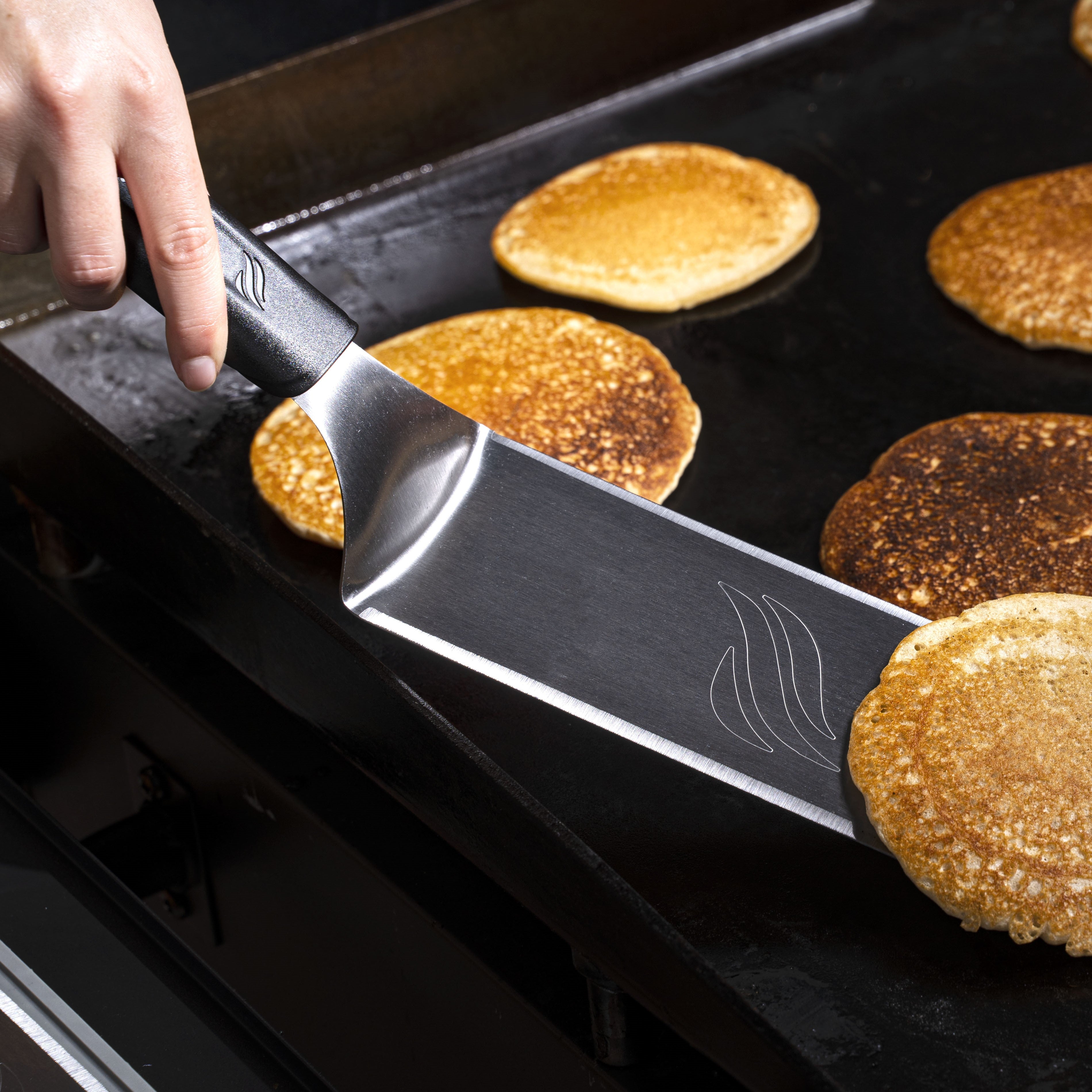 2-Piece Silicone Spatula Set - Non-Slip Heat Resistant Kitchen Utensils for Baking, Cooking & Mixing - Perfect for Cake Decorating, Scraping Bowls & Flipping Pancakes