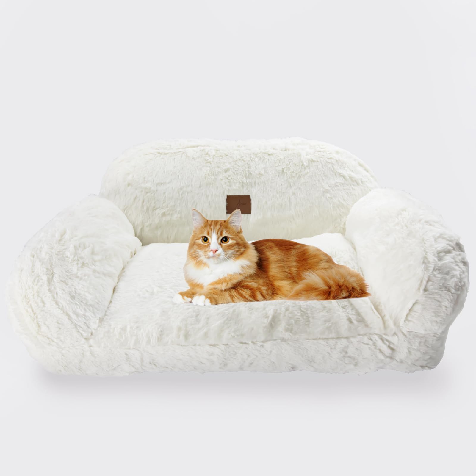 Premium Cat Couch Bed for Small Cats - Anti-Slip Kitty Sofa with Soft Plush - Cozy Pet Bed for Living Room, Bedroom & Home Decor
