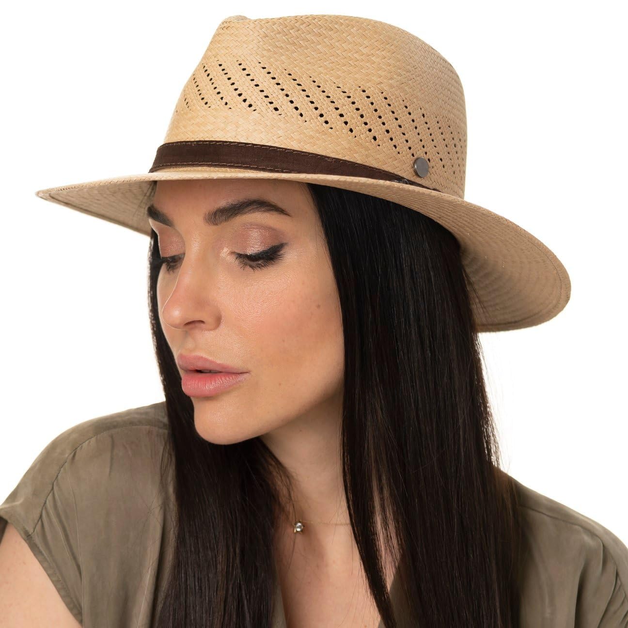 Lierys Air Panama Hat for Women & Men - Handmade in Ecuador | Perfect for Beach, Travel, and Summer Outdoor Activities
