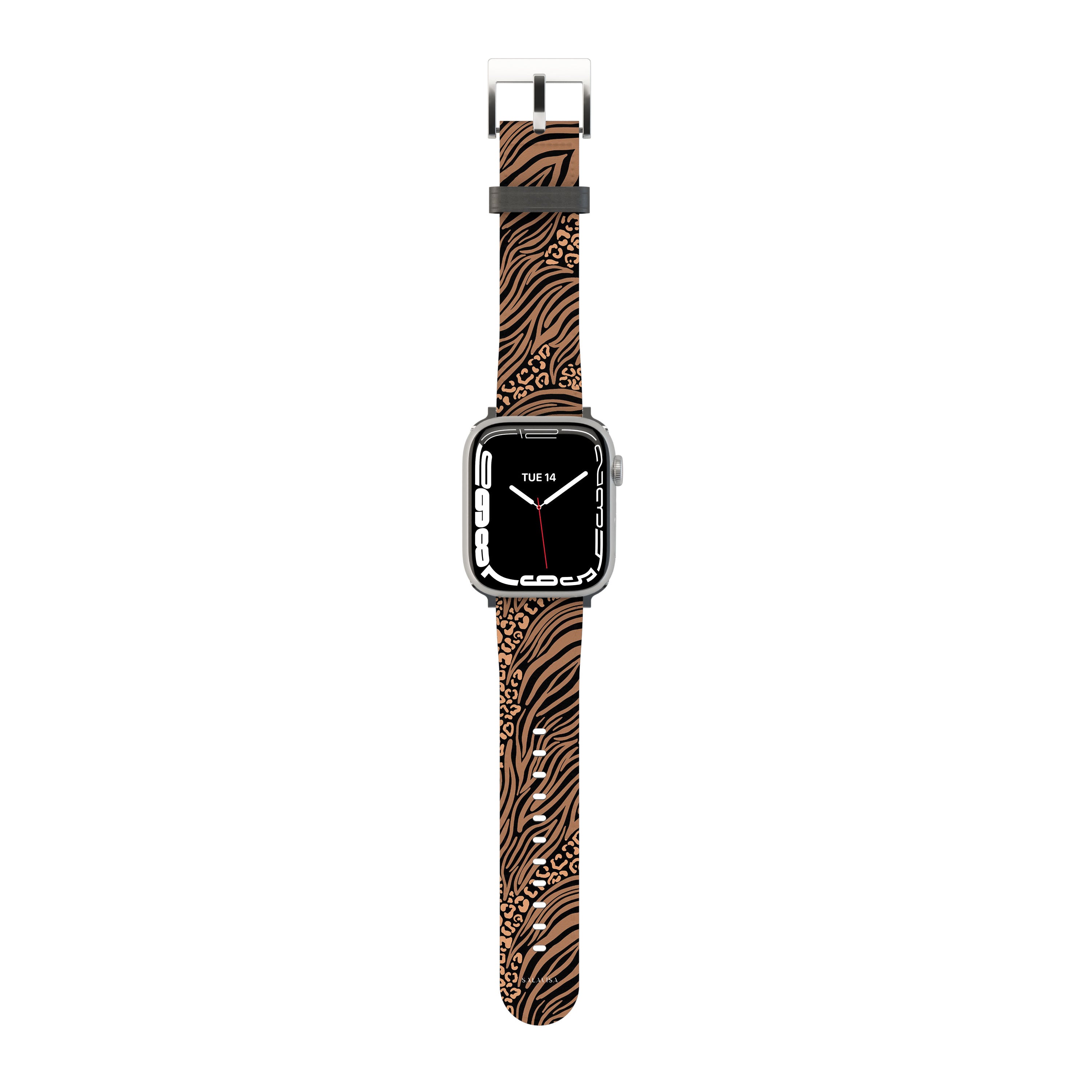 Stylish Zebra & Leopard Print Apple Watch Band - Fashionable & Durable Replacement Strap for Workouts, Running & Everyday Wear