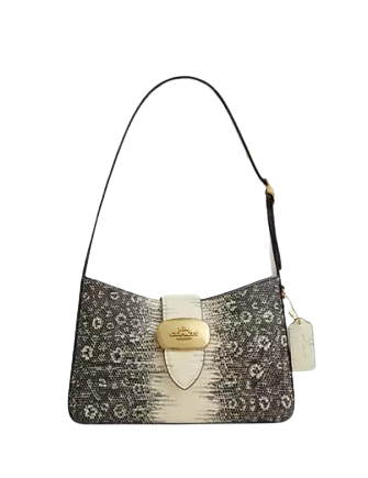 Coach Eliza Shoulder Bag for Women - Genuine Leather Crossbody Purse with Adjustable Strap - Perfect for Work, Travel & Everyday Use