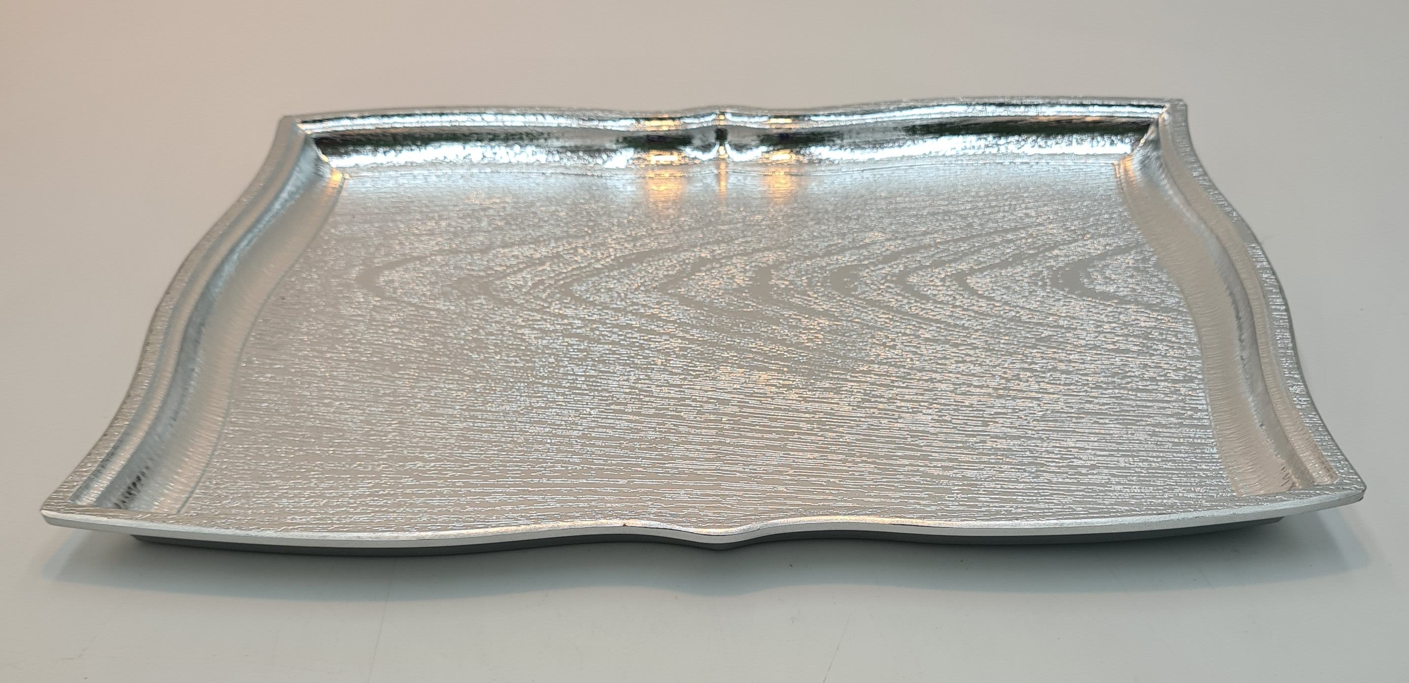 16.5x12 Inch Silver Serving Tray - Elegant and Durable for Parties, Dining, and Home Decor