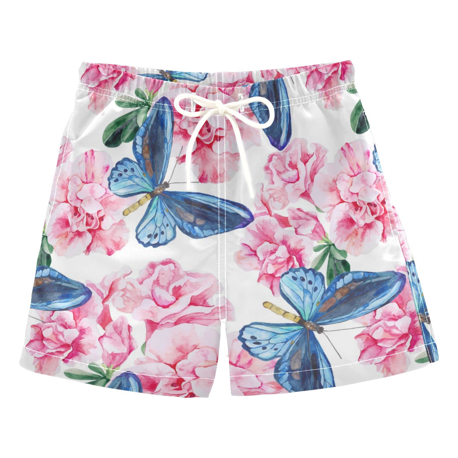 Butterfly Boys Swim Trunks for Toddlers 2-8 Years - Quick Dry Bathing Suits for Kids - Perfect for Beach, Pool & Summer Water Activities