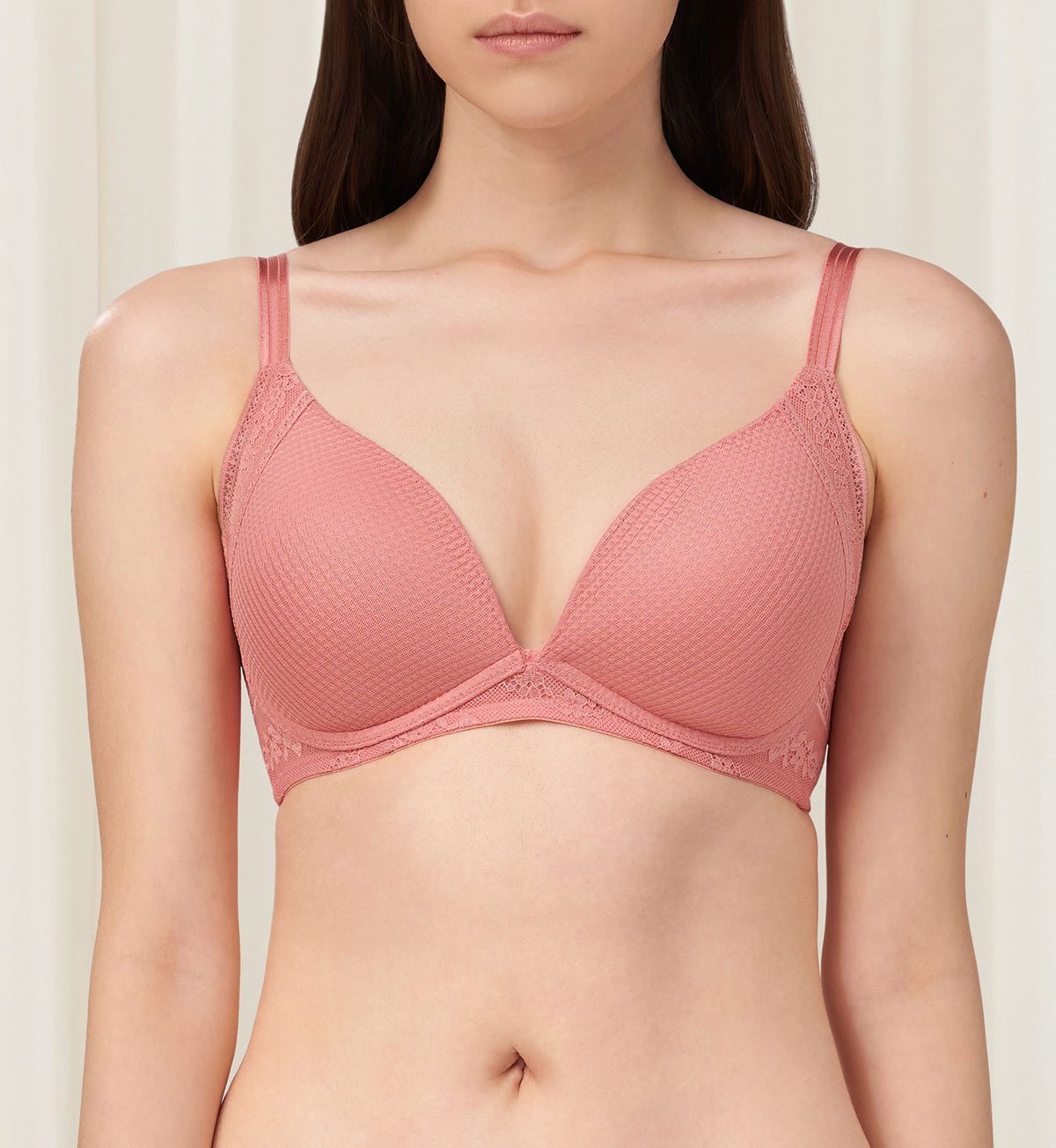 AQUA LUCKY Wireless Push Up Bra - Comfortable Seamless Underwire Free T-Shirt Bra for Women - Perfect for Everyday Wear, Workouts & Date Nights