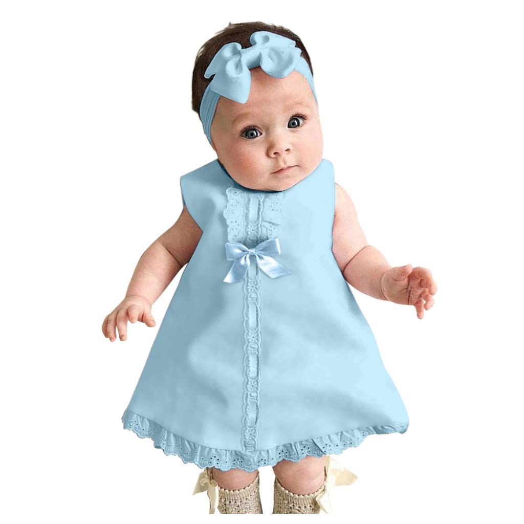 Moonker Girls Beach Dress Set - Sleeveless Maxi Dress with Bow Headband & Skirt for Baby & Toddler | Perfect for Summer Vacations, Pool Parties & Casual Outings