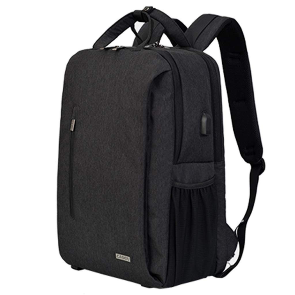 Professional DSLR Camera Backpack - Waterproof & Anti-Theft SLR/DSLR Camera Bag with Laptop Compartment & Rain Cover (Dark Gray, One Size) - Perfect for Travel, Photography & Outdoor Adventures
