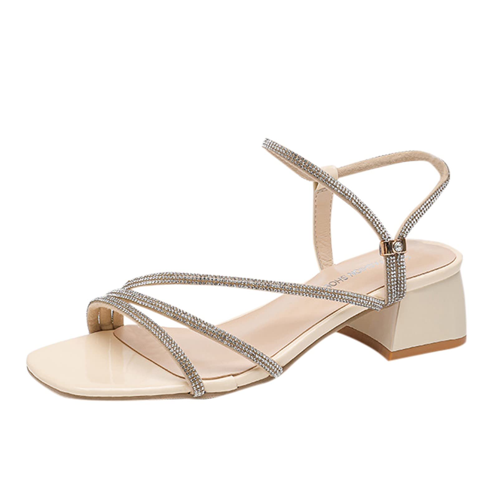 Women's Fashion Sandals - Breathable Lace-Up Dress Shoes with Chunky Platform & High Heels | Casual Sneakers for Women | Perfect Gift for Teachers | Great for Office, Parties & Summer Outings