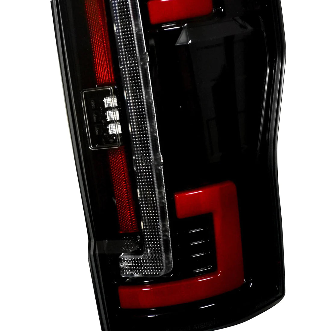 Ford Super Duty F250 F350 F450 F550 2017-2019 LED Tail Lights - Smoked OLED Replacement for OEM - Upgrade Your Truck Lighting for Night Driving & Enhanced Visibility