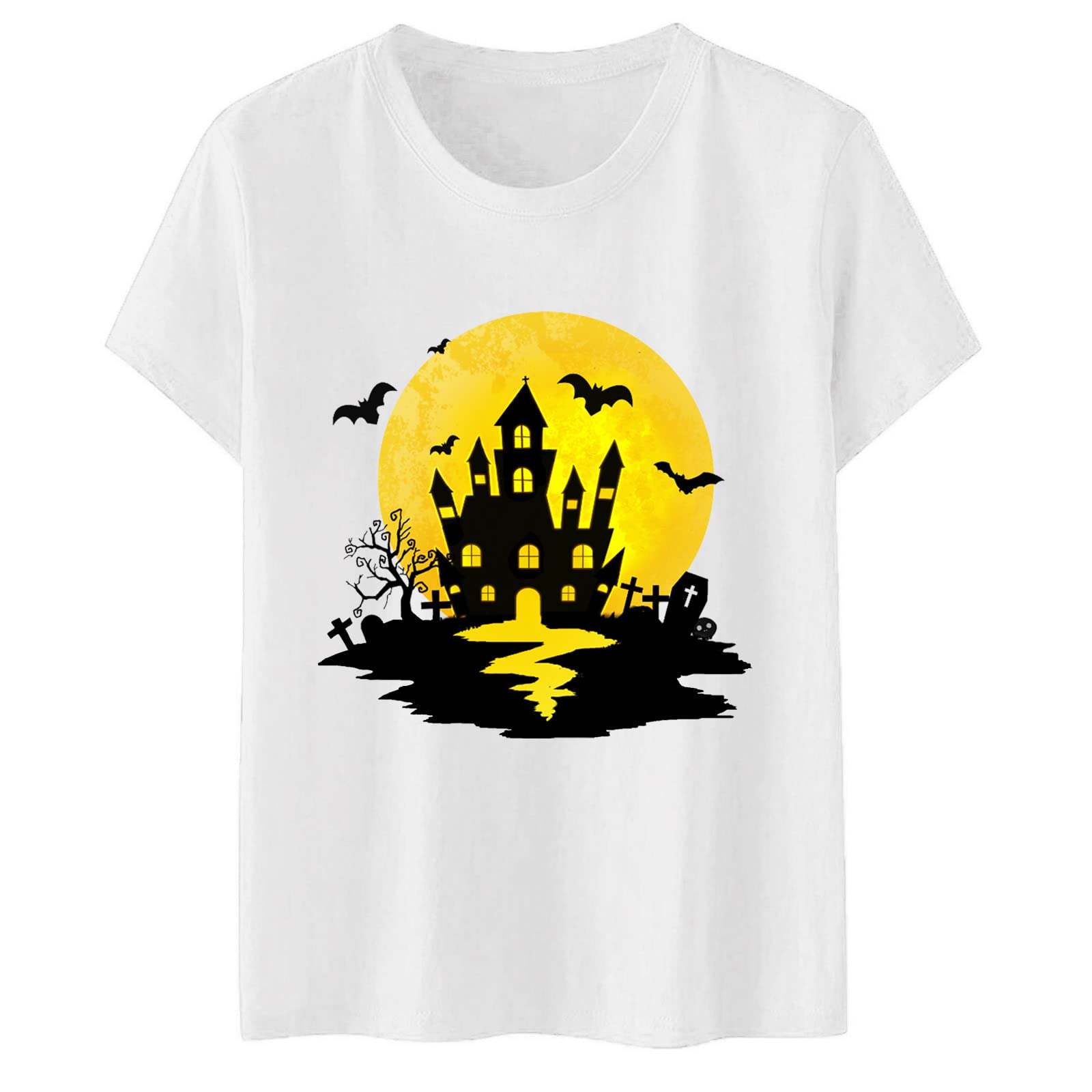 Funny Halloween T-Shirt for Women - Graphic Pumpkin Design | Cute Halloween Costume Tee | Thanksgiving Gift Idea | Perfect for Halloween Parties, Trick or Treating & Fall Festivals