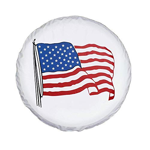 White USA Flag