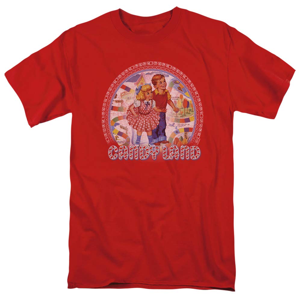 Candy Land Board Game Inspired Red T-Shirt - Fun Family Game Night Outfit - Perfect for Game Parties, Cosplay & Casual Wear
