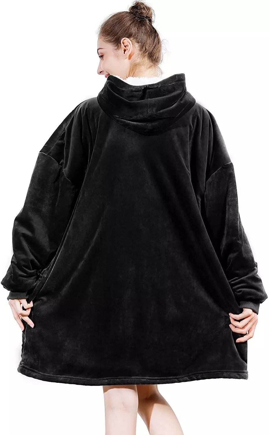 Oversized Blanket Hoodie - Cozy Fleece Wearable Blanket for Women & Men | Perfect for Lounging, Netflix, Camping & Cold Weather