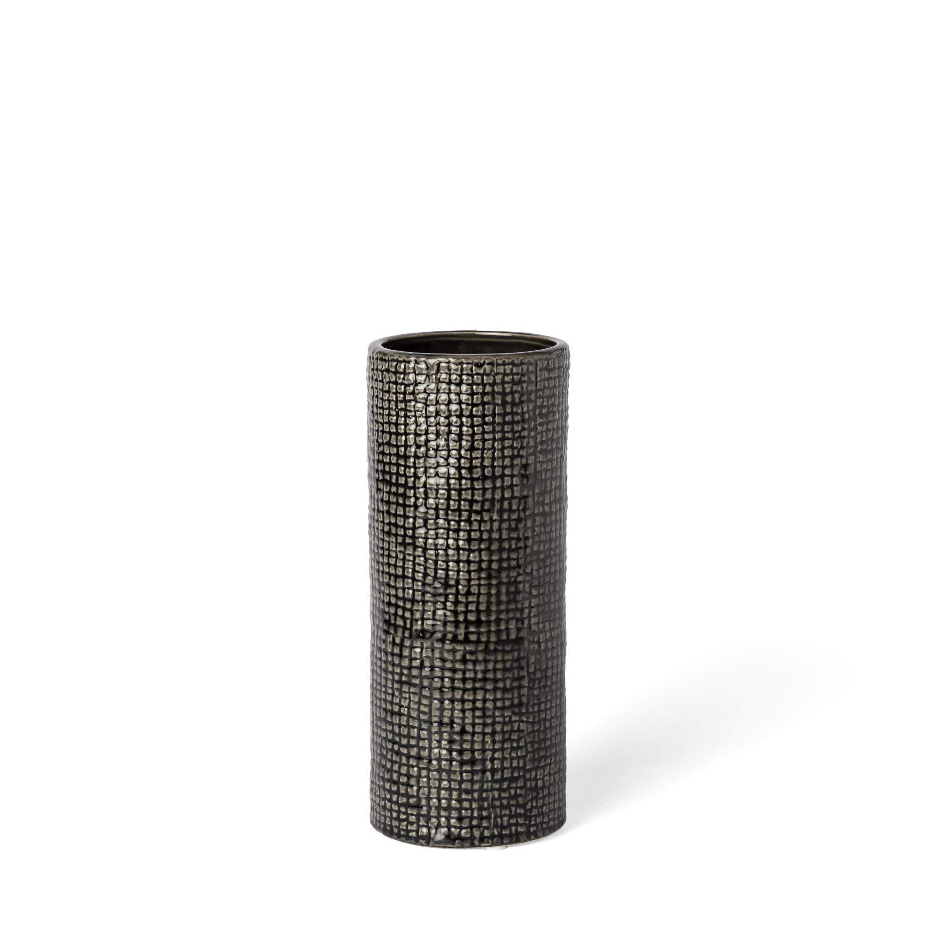 Mercana 68025 Black and Gold Decorative Vases - Elegant Home Decor for Living Room, Dining Table, or Wedding Centerpieces