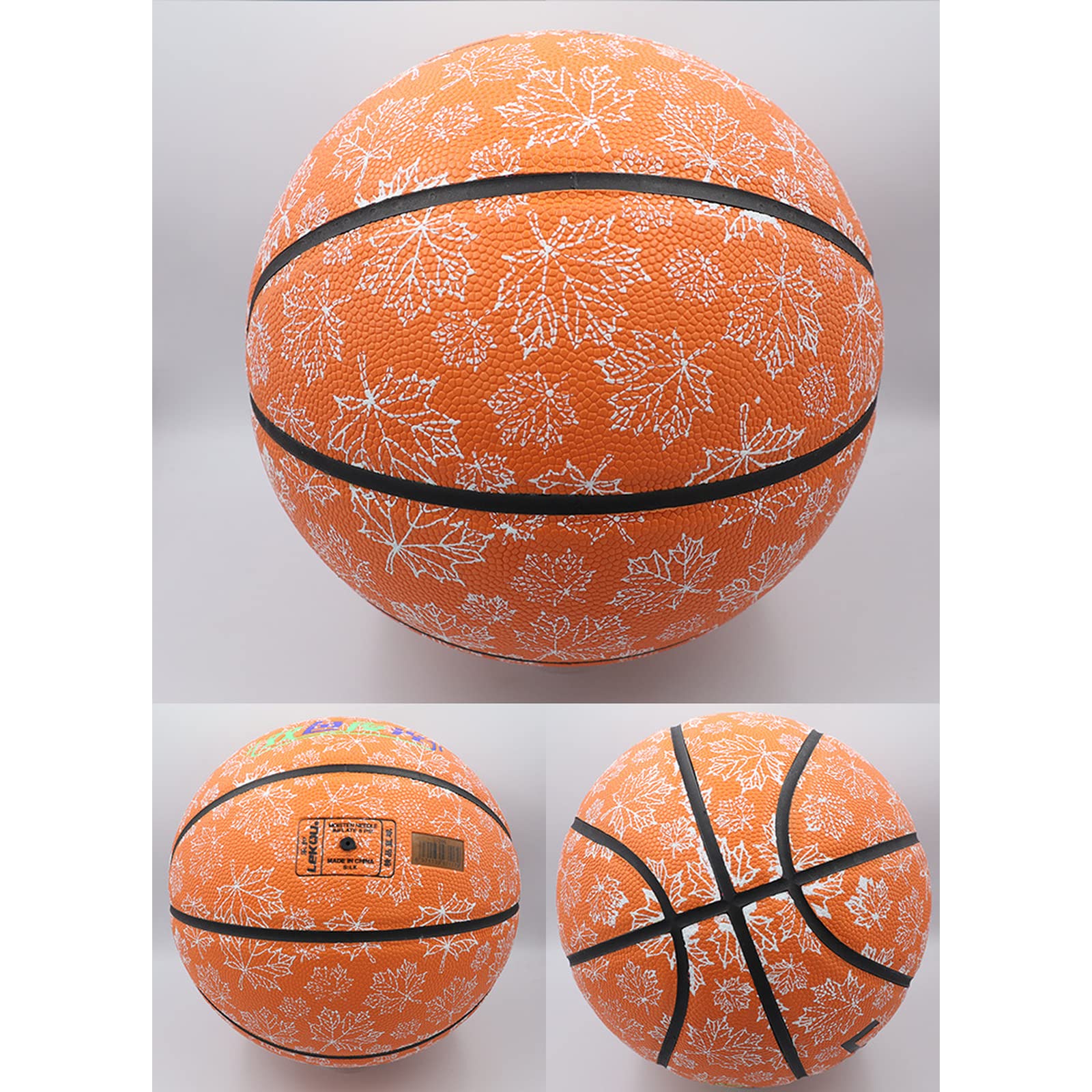 Glow in The Dark Basketball - LED Light Up Reflective Basketball for Night Games, Indoor & Outdoor Sports - Perfect for Adults & Kids - Holographic Luminous Basketball for Evening Play, Backyard Fun, and Party Activities