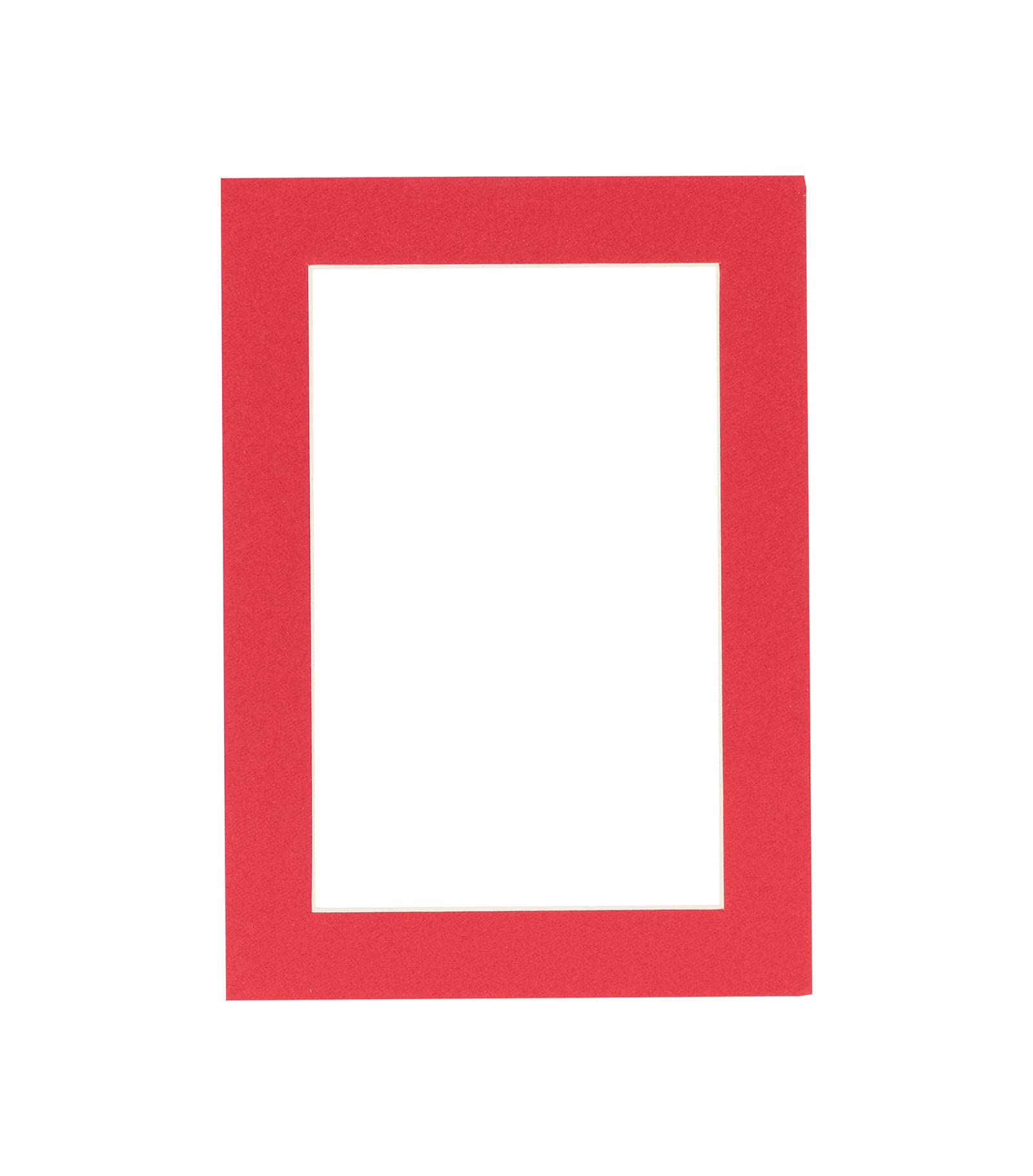 26x34 Inch Acid-Free Cardinal Red Bevel Cut Mat Board for 22x30 Photos - 4-Ply Thickness with Backing Board & Crystal Clear Self-Seal Photo Mat Bag - Perfect for Picture Framing, Art Displays, and Professional Photography Presentations