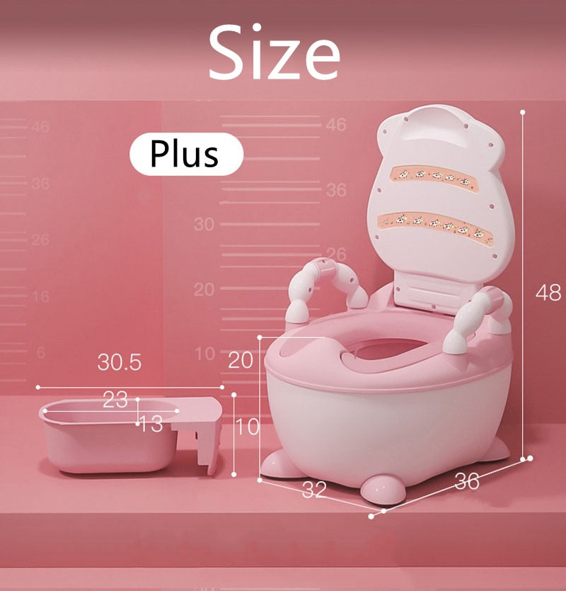 Baby Toilet Seat for Toddlers - Soft Cushioned & Anti-Slip Design for Safety & Comfort - Potty Training Essentials for Home & Travel Use