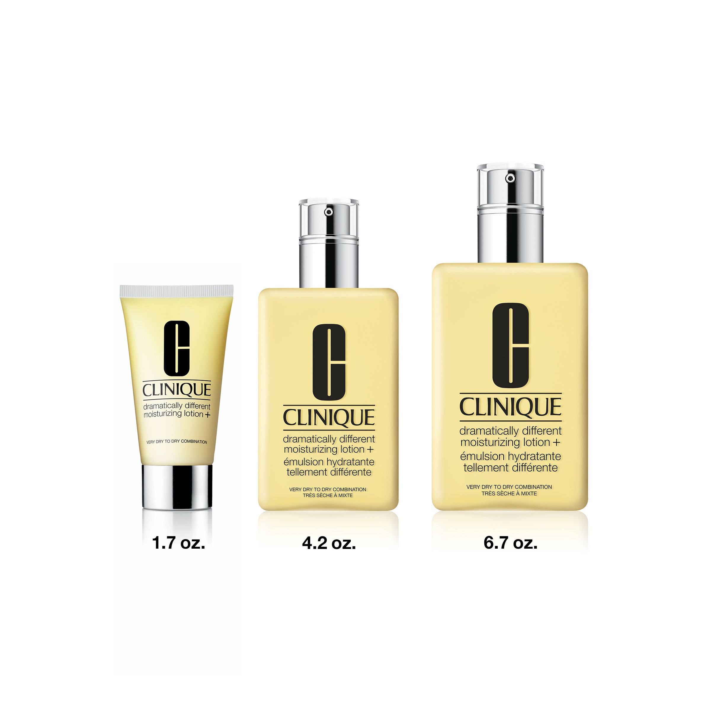 Dramatically Different Moisturizing Lotion by Clinique - Ultra-Hydrating Face & Body Moisturizer for Dry Skin | Daily Skincare Routine, Post-Shower Hydration, Travel-Friendly