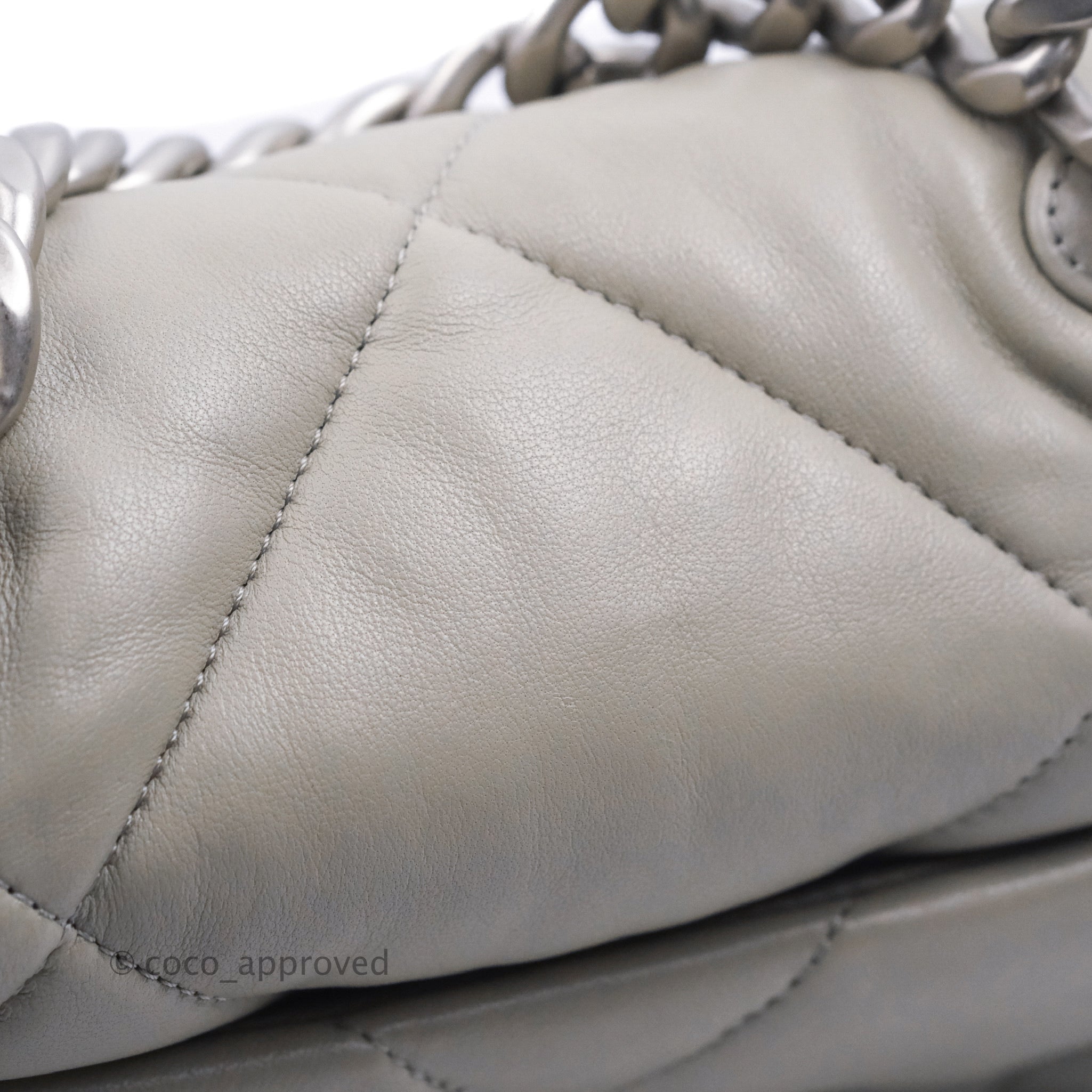 Chanel 19 Small Grey Mixed Hardware 22C Bag - Luxury Designer Handbag for Women | Perfect for Work, Evening Events & Everyday Use