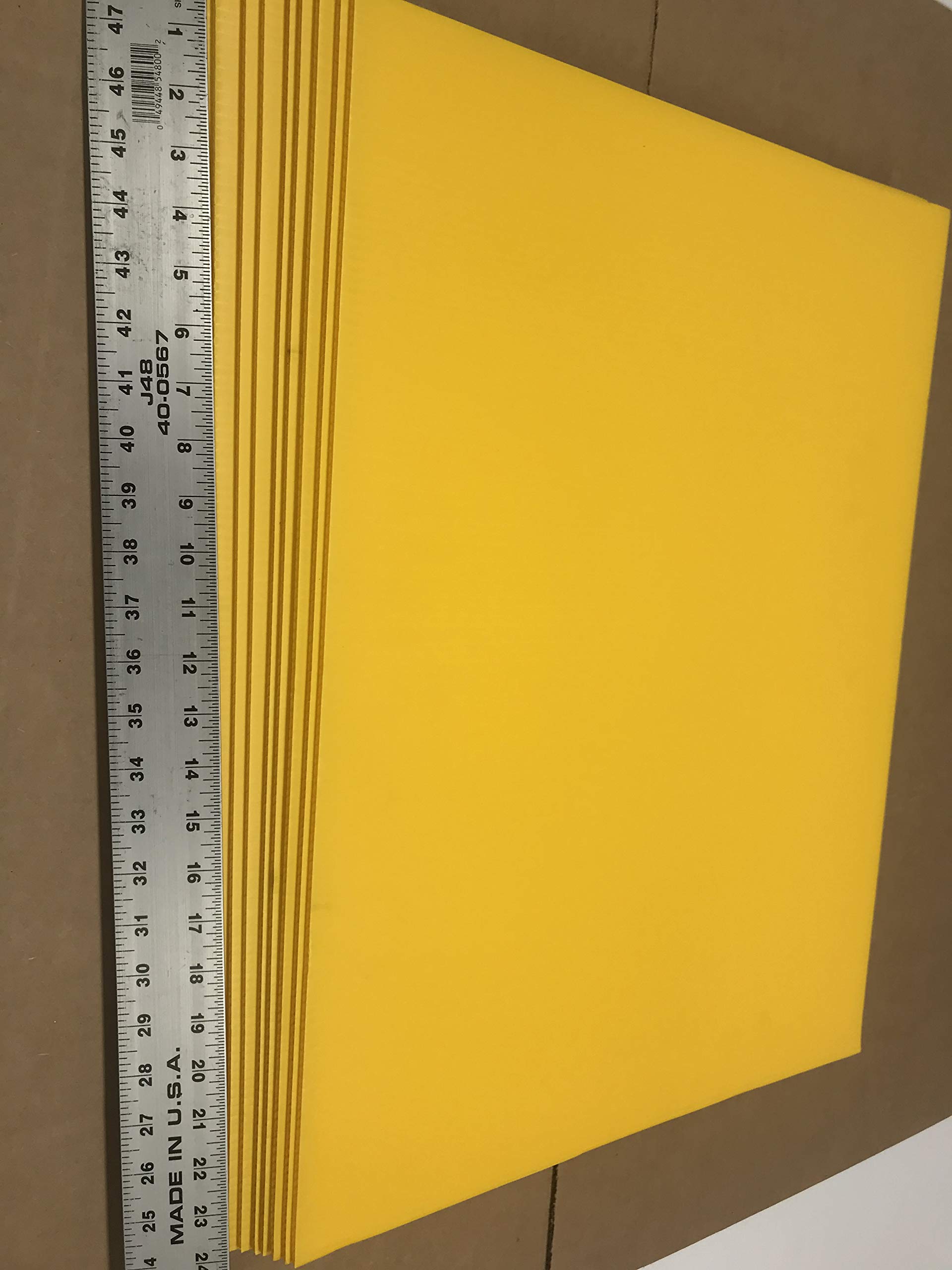 30 Pack Yellow Corrugated Plastic Yard Signs 18x24 Inch with Metal Stakes & Permanent Markers - Perfect for Advertising Events, Sales, and Political Campaigns - Same Day Shipping