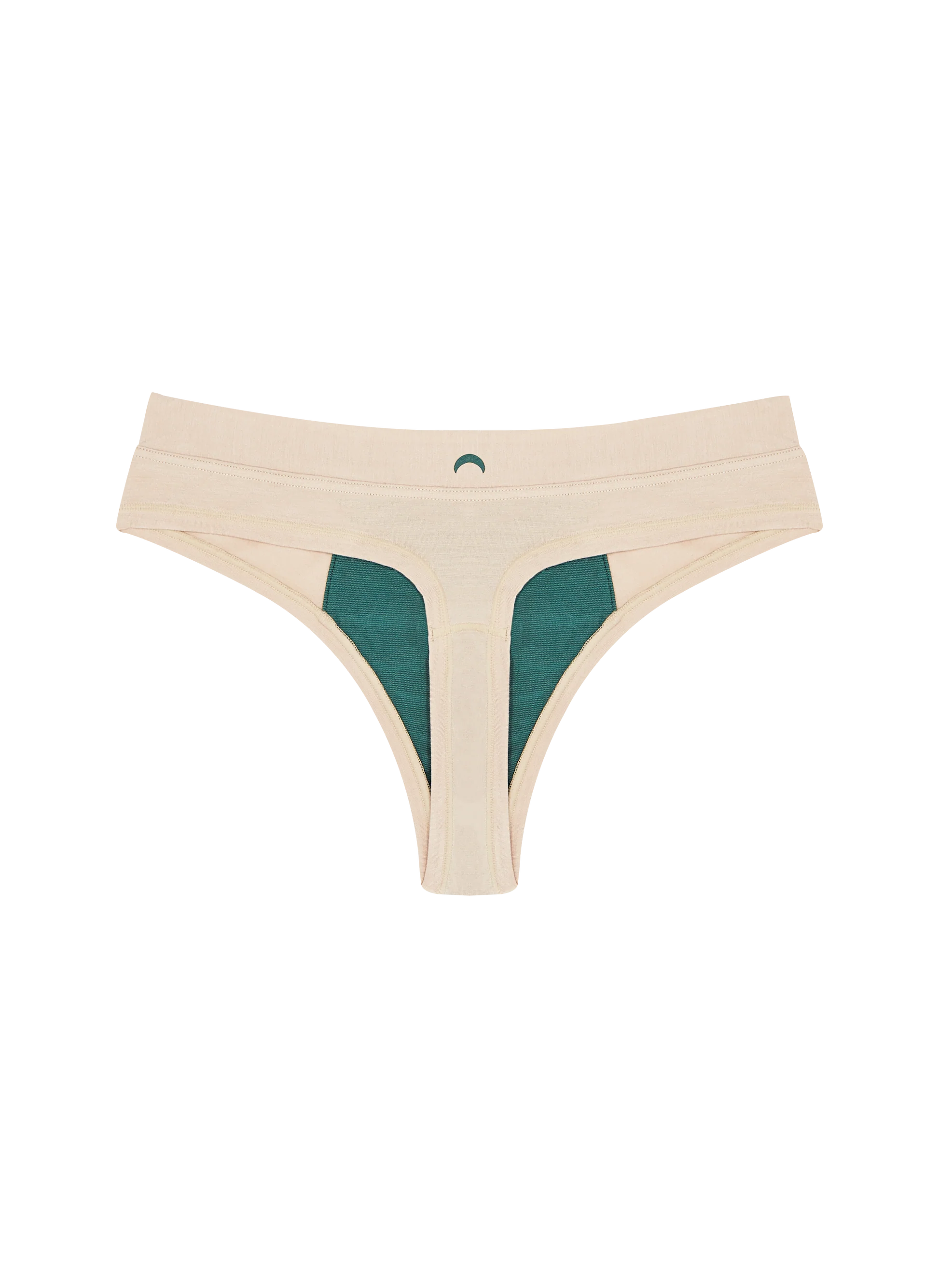 Huha Mineral Undie Thong - Organic Cotton Women's Underwear with Natural Minerals for Comfort & Odor Control - Perfect for Yoga, Travel & Everyday Wear