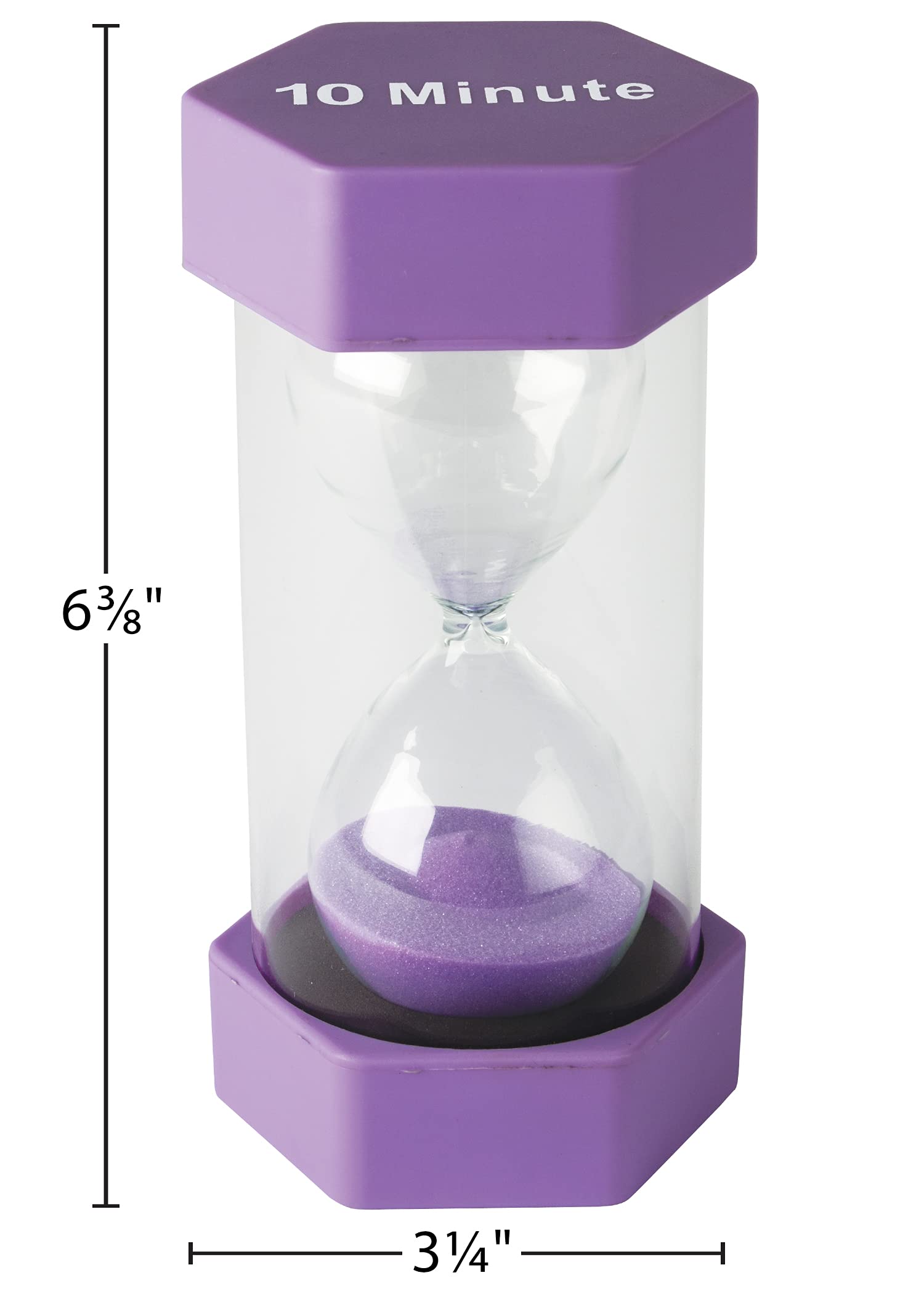 Teacher Created Resources 10 Minute Large Sand Timer (20675) - Perfect for Classroom Activities, Games, and Time Management