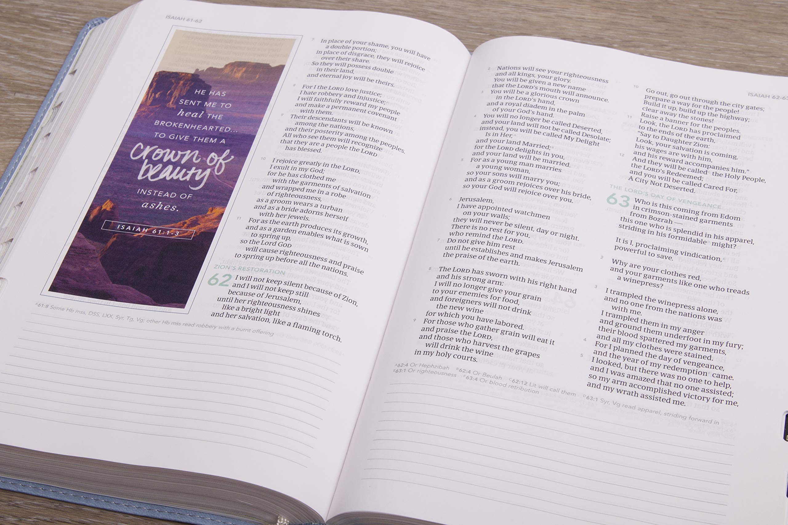 CSB Devotional Bible - Blue LeatherTouch, Indexed, Devotionals & Journaling for Women's Daily Faith