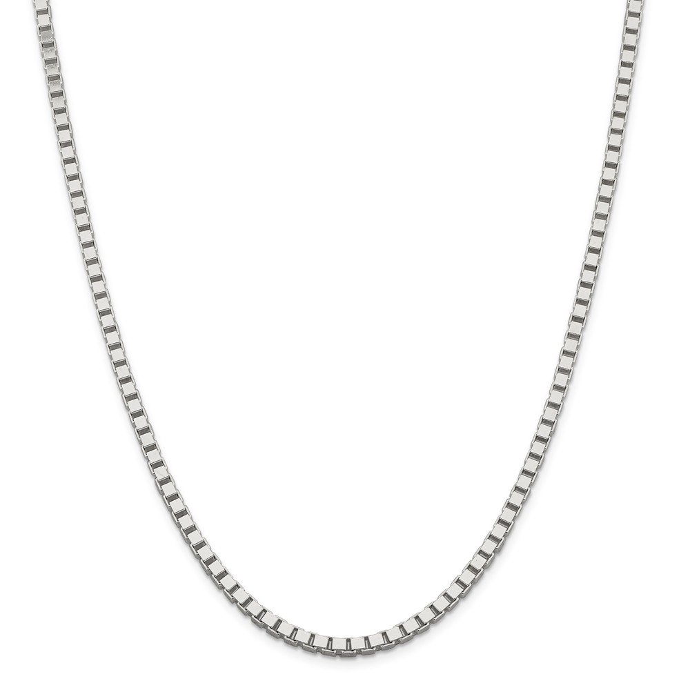 925 Sterling Silver 3.75mm Box Chain Necklace with Lobster Clasp - Durable & Hypoallergenic Jewelry for Women & Men - Perfect for Everyday Wear, Gifts & Special Occasions