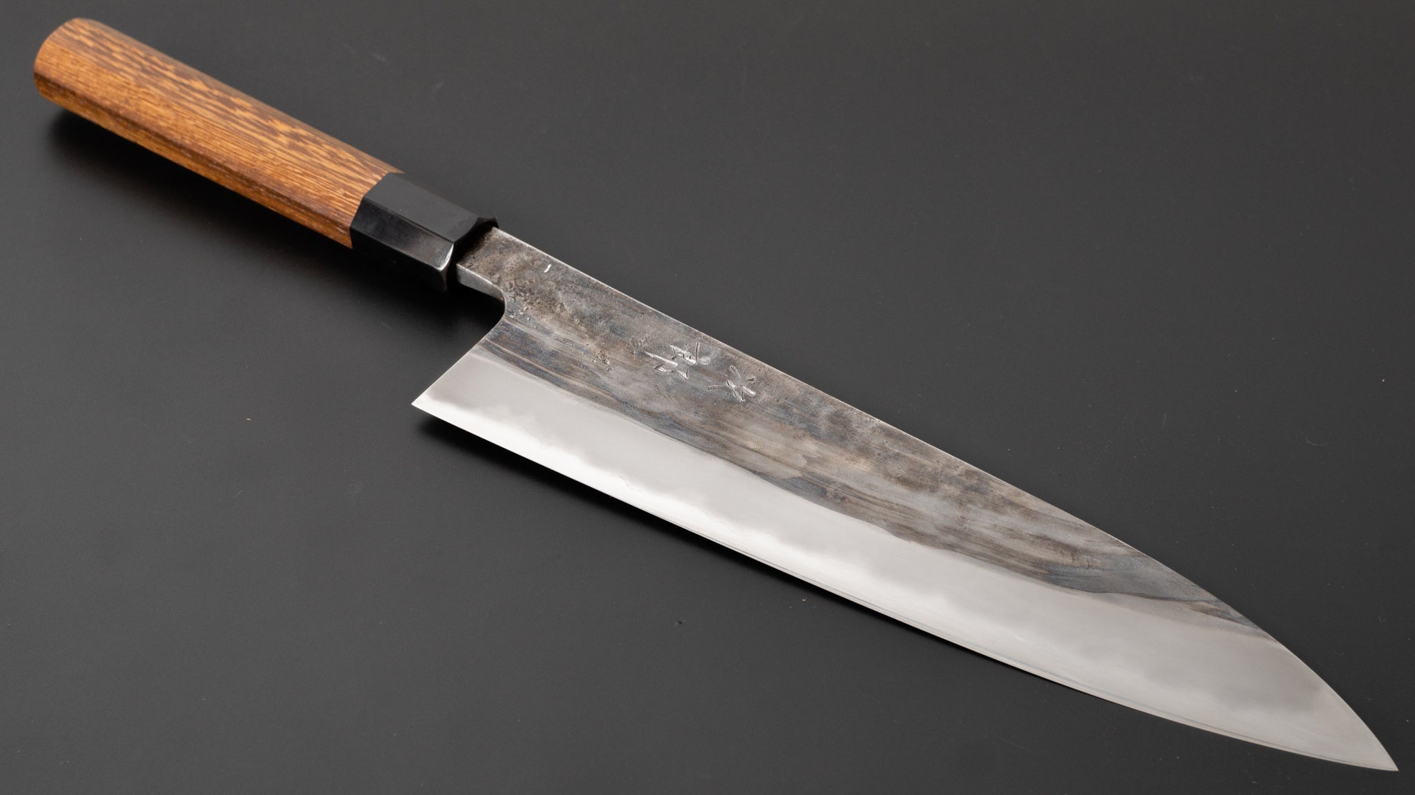 Premium Jiro Tsuchime Wa Gyuto 240mm Japanese Chef Knife with Taihei Tagayasan Handle - Perfect for Sushi, Meat Cutting & Professional Kitchen Use