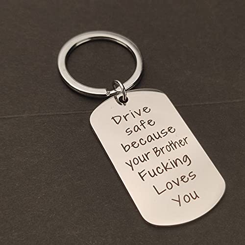 Personalized Safe Driving Keychain - Thoughtful Birthday & Christmas Gift for Women, Men, Teens, Boys & Girls - Perfect for New Drivers, Graduation, and Everyday Car Safety