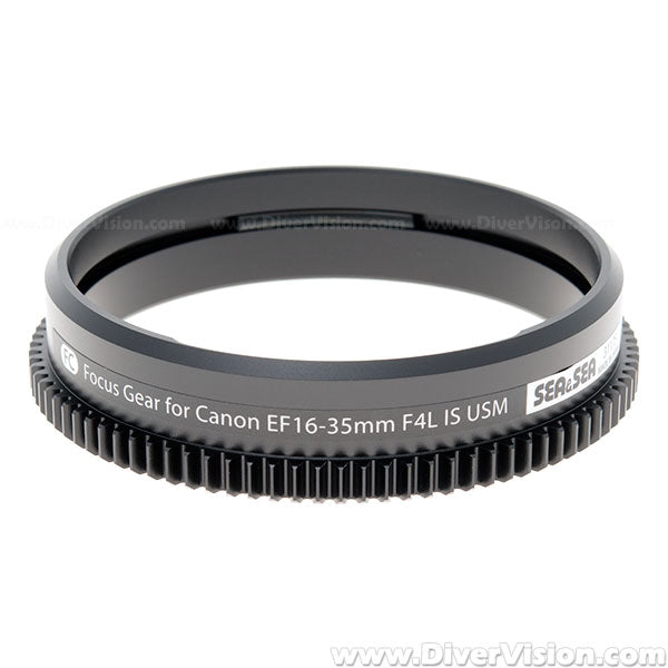 Sea&Sea FC Focus Gear for Canon EF 16-35mm f/4L IS USM Lens - Underwater Photography Accessory for Scuba Diving & Marine Exploration