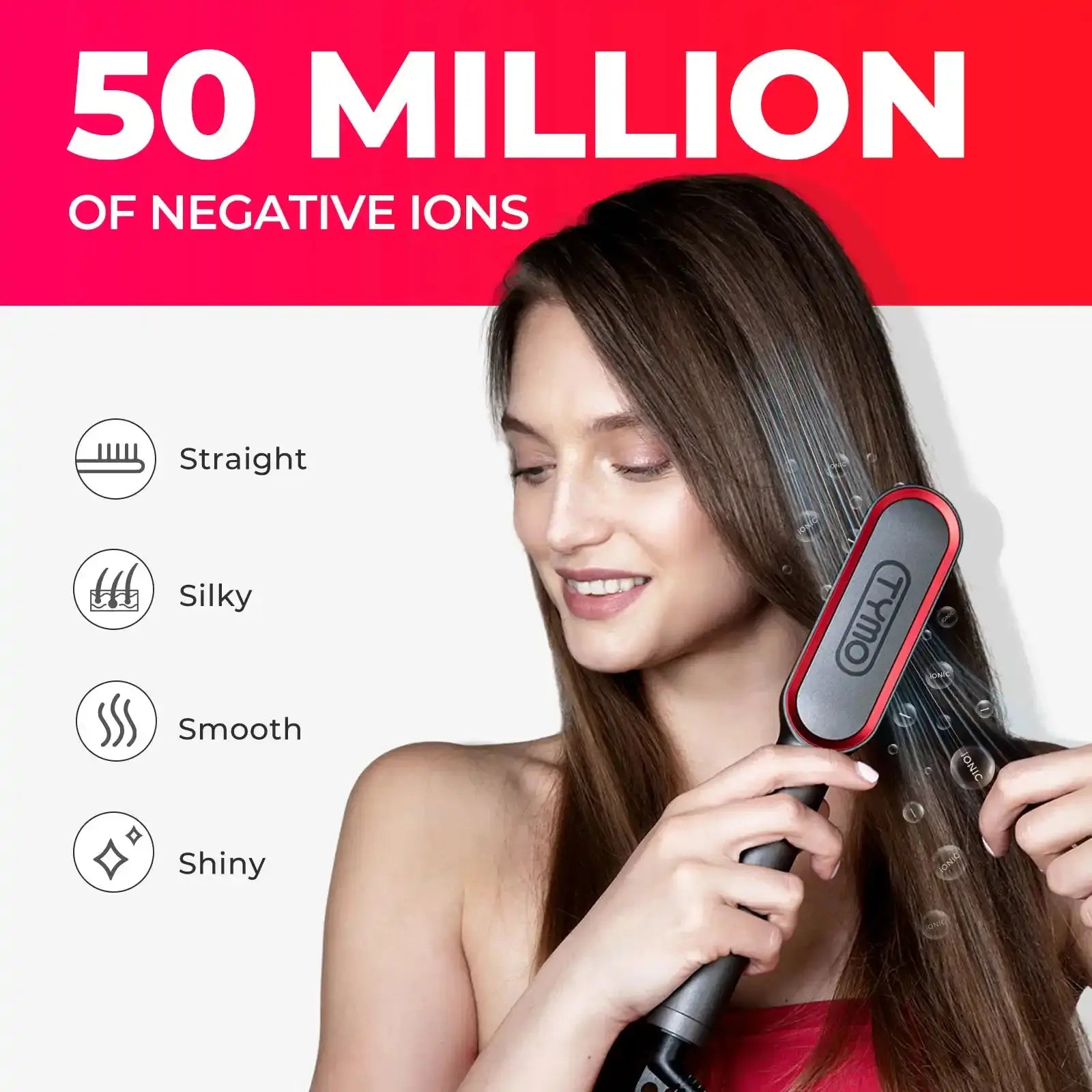 TYMO Ring Plus - 2-in-1 Hair Curling & Styling Iron with Adjustable Temperature, Perfect for Home Salon & Travel Styling