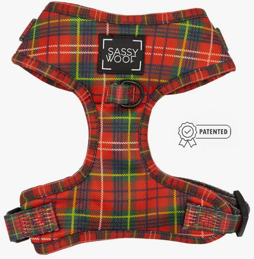 Deck the Paws Adjustable Dog Harness - Comfortable & Secure Pet Walking Vest for Small Medium Large Dogs - Perfect for Daily Walks, Hiking & Outdoor Adventures