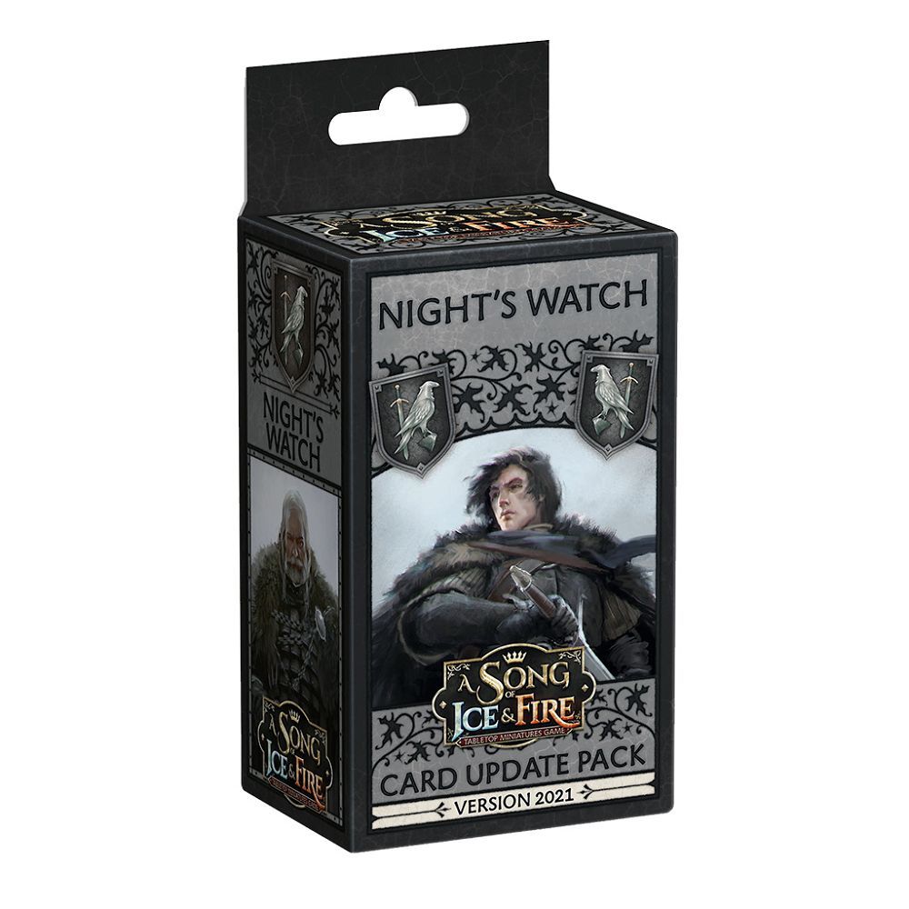 A Song of Ice & Fire Miniatures Game Card Update Pack - Night's Watch Expansion | Tabletop Strategy Game Accessories for Collectors & Wargaming Enthusiasts | Perfect for Game Nights & Tournaments