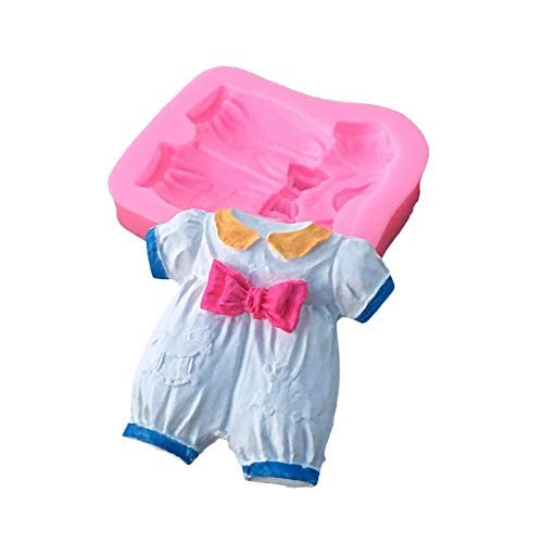 RKPM HOMES 3D Silicone Baby Clothes Chocolate Mold | DIY Fondant Candy Baking Tool for Cake, Chocolate, Ice Jelly & Soap Making | Reusable Multi-Color Bakeware | Perfect for Birthday Parties, Baby Showers & Holiday Treats