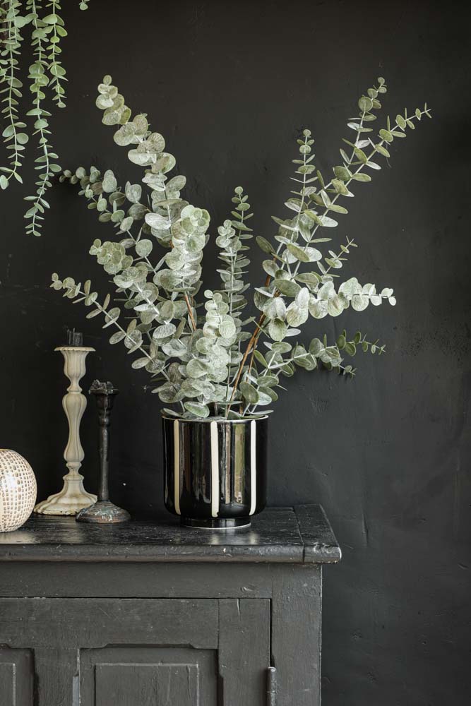 Artificial Eucalyptus Plant in Pot - Realistic Fake Greenery for Home Decor, Office, Wedding & Event Centerpieces